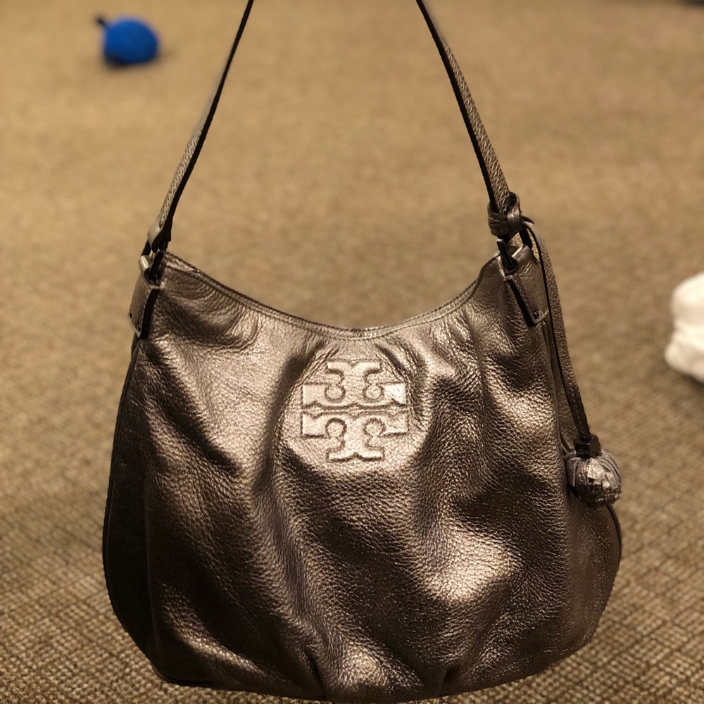Metallic Tory Burch Shoulder Bag